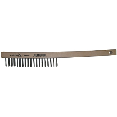 ANCHOR STAINLESS STEEL CURVED HANDLE BRUSH